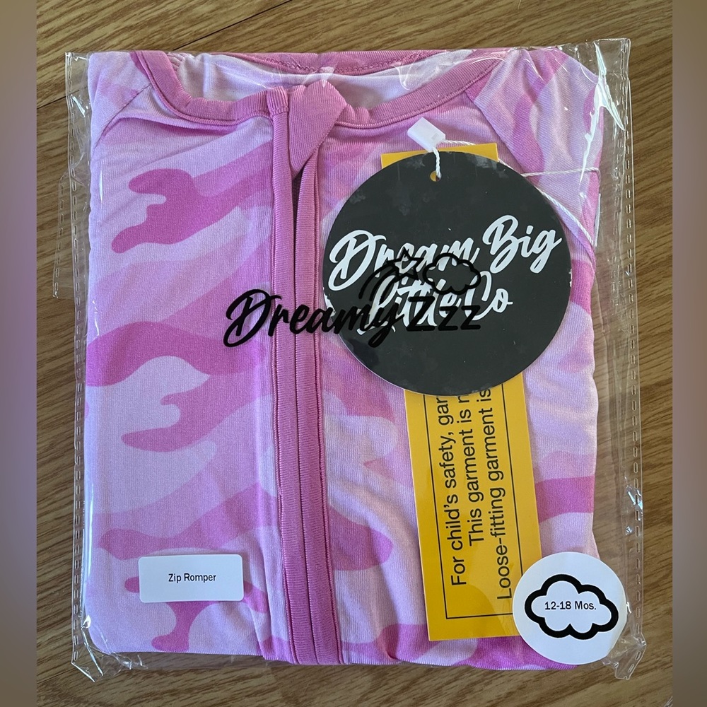 DBLC Cadet Cutie Camo Zip Romper